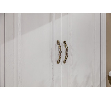 Шкаф 2-створчатый Шеффлера I (белая эмаль)